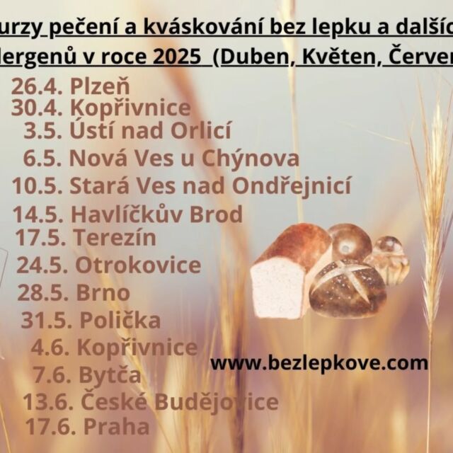 Přátelé,
zde posílám aktuální seznam kurzů. Snad některé z Vás potěší a je možné, že ještě doplním o některé nové místa nebo žádané.
Jednotlivé kurzy zde:
https://bezlepkove.com/category/bezlepkove-kurzy/
#bezlepkovadieta #glutenfree #glutenfreelife #glutenfreecourse #course #alergie #intolerance #bezlepku #coeliac #celiakie