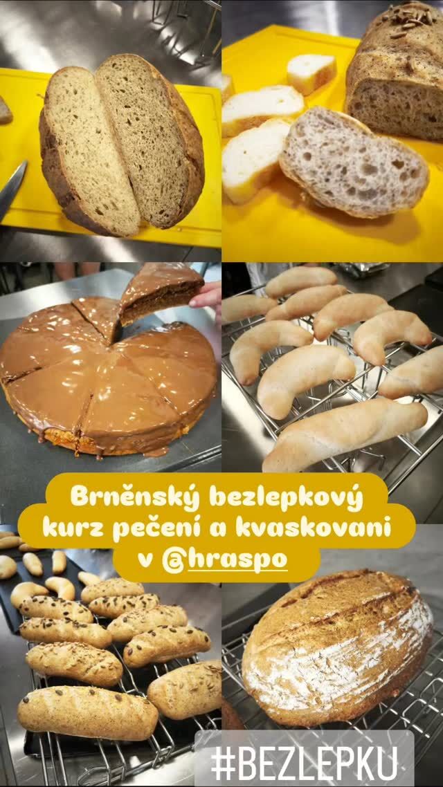 Bezlepkový kurz pečení a kvaskovani v Brně ve firmě @hraspo 
Na další se můžete těšit v září.
Seznam dalších kurzů zde: https://bezlepkove.com/category/bezlepkove-kurzy/
#bezlepku #glutenfree #celiakie #bezlepkovadieta #bezlepkove #glutenfreeblogger #foryou #glutenfreelife #singluten